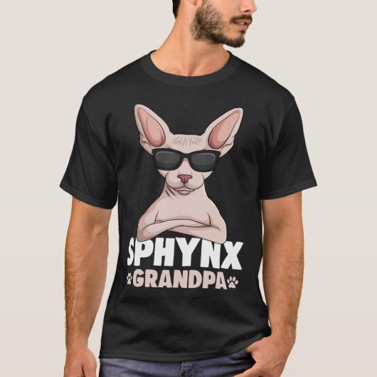Sphynxグランドパキャットスフィンクス毛なしキャットオーナー Tシャツ (正面)