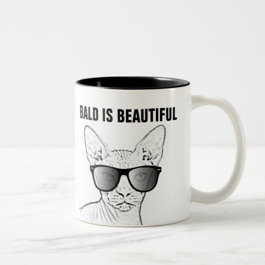 SPHYNXコーヒーマグ、ハゲが美しい ツートーンマグカップ (右)