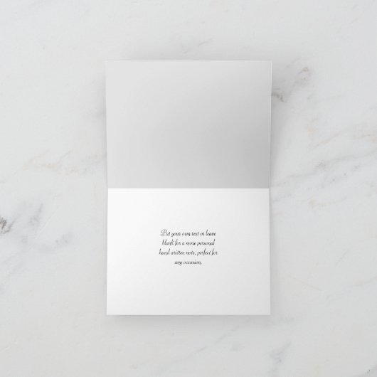 Sphynx任意の大事な行事グリーティングカード カード (内部)