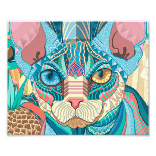 Sphynx宇宙猫 フォトプリント