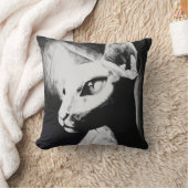 Sphynx猫の元の芸術の装飾用クッション クッション (ブランケット)