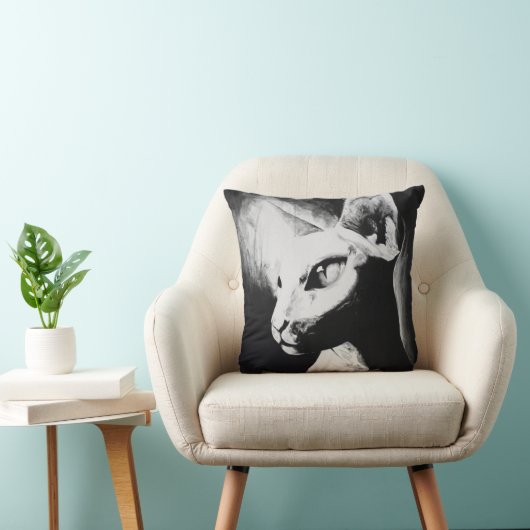 Sphynx猫の元の芸術の装飾用クッション クッション (椅子)