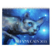 Sphynx猫2013の壁掛けカレンダーSvetlana Novikova カレンダー (カバー)