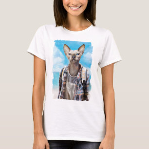 Sphynx猫。 ツーリスト tシャツ