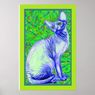 sphynx猫 ポスター