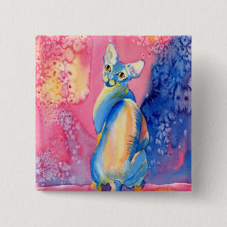 Sphynx猫#2ボタン 缶バッジ