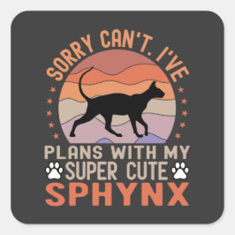 Sphynx CatおもしろいのオーナーがSphynx Catとの契約を締結 スクエアシール