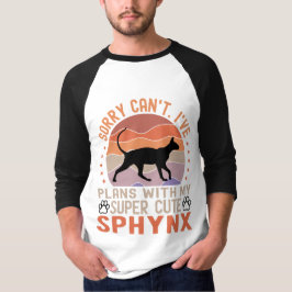 Sphynx CatおもしろいのオーナーがSphynx Catとの契約を締結 Tシャツ