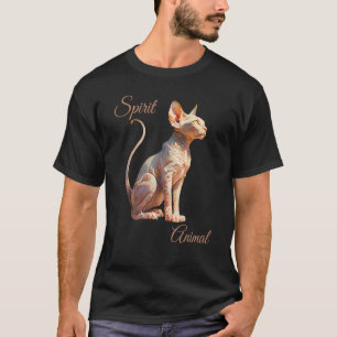 Sphynx Catは私のスピリットアニマルヘアレスキャットミニム Tシャツ