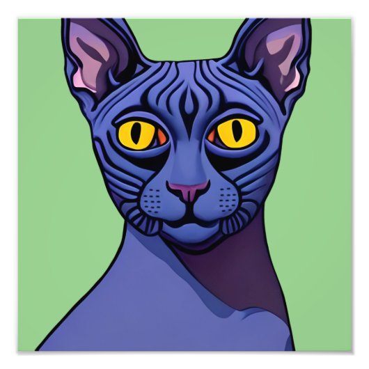 Sphynx Catフォトプリント フォトプリント (正面)