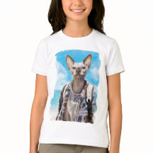 Sphynx cat.観光客。