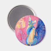 Sphynx Cat #2磁石 マグネット (正面/裏面)