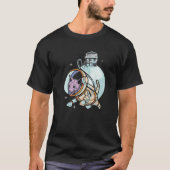 Sphynx Cat Astronaut Space Galaxy Cats Owner Tシャツ (正面)