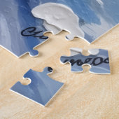 Sphynx Cat Christmas Red Truck Holiday ジグソーパズル (側面)