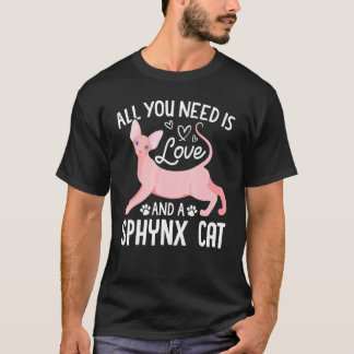 Sphynx Cat For Men Women Cat  Pet Tシャツ