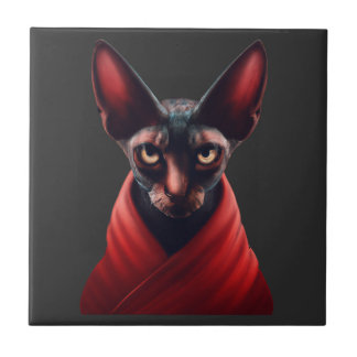 Sphynx Cat - Half Cat, Half Devil, Master Sphynx # タイル