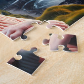 Sphynx Cat Jigsawパズル崖のモハーアイルランド ジグソーパズル (側面)