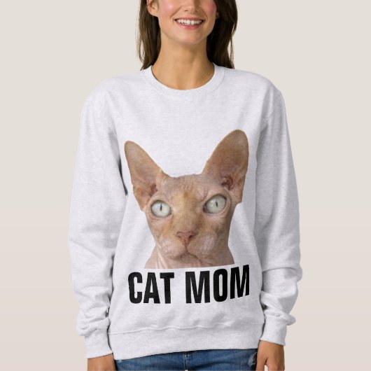 SPHYNX CAT MOM LADIES Tシャツ (正面)