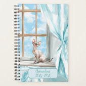 Sphynx Cat Undated Appointment Book Diary プランナー手帳 (正面)