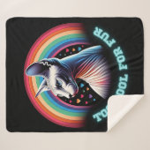 Sphynx Cat Warm  シェルパブランケット (正面(横))