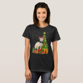 Sphynx Cat   Xmas Lights Santa Sphynx Cat Christma Tシャツ (正面フル)