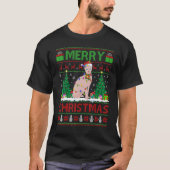 Sphynx Cat   Xmas Tree Ugly Santa Sphynx Cat Chris Tシャツ (正面)