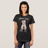 Sphynx Mama Cat Sphinxヘアレスキャットオーナー Tシャツ (正面フル)