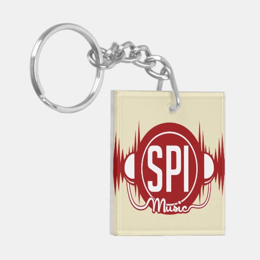 SPI音楽 キーホルダー (正面左)