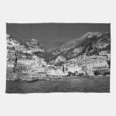 Spiaggia di Positano Marina Grande 1 - BW キッチンタオル (横)