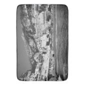 Spiaggia di Positano Marina Grande 1 - BW バスマット (正面縦)