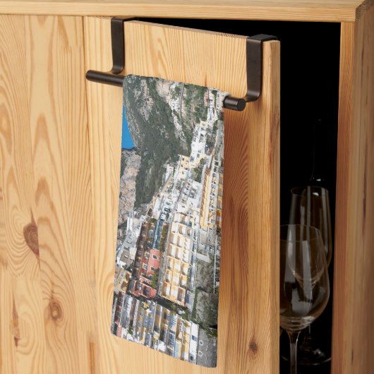 Spiaggia di Positano Marina Grande 2 キッチンタオル (三つ折り)