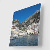 Spiaggia di Positano Marina Grande 2 スクエア壁時計 (傾斜)