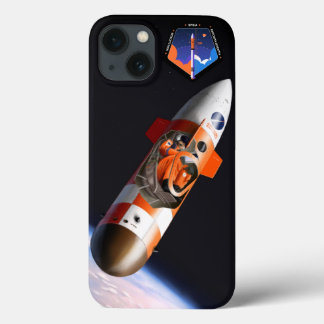 Spica Mission Patchと宇宙飛行士の電話カバー iPhone 13ケース