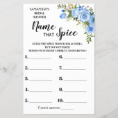 Spiceのバイリンガルブライダルシャワーの名前 チラシ (正面)