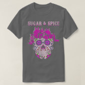 Spice Butterfly Sugar Bone Souls Day Muertos Day H Tシャツ (デザイン正面)