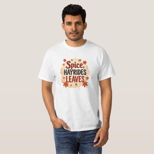 Spice Hayrides Leaves Tシャツ (正面フル)