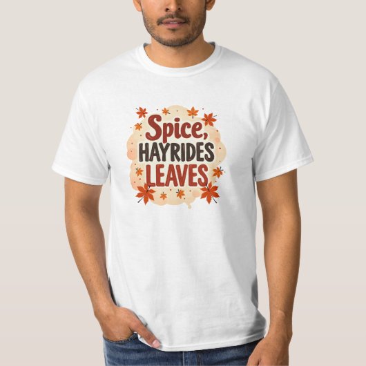 Spice Hayrides Leaves Tシャツ (正面)