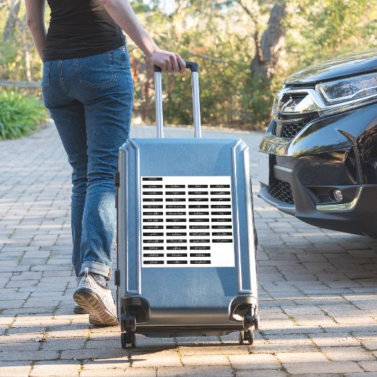 Spice Jarラベル シール (スーツケースインサイチュ)