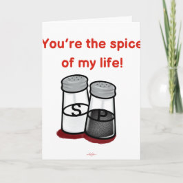 Spice of My Life Valentine's Day Card カード