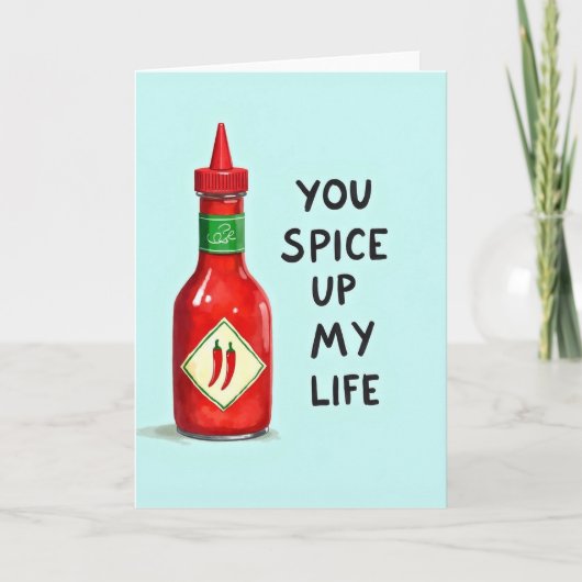 Spice Up My Life Hot Sauce Card カード (正面)
