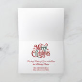 Spiced Rum Christmas Holiday Card シーズンカード (内部)