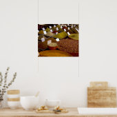 Spices in farmer's market ポスター (キッチン)