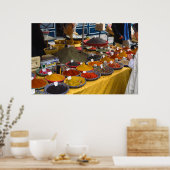 Spices、Market Day、Aix-en-Provence、フランス ポスター (キッチン)