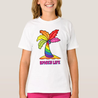 SPICeY LIFEレインボーパーム Tシャツ