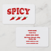 SPICY 名刺 (正面/裏面)