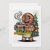 Spicy and Caffeinated 招待状 (正面/裏面)