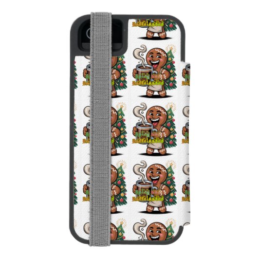 Spicy and Caffeinated Incipio iPhoneウォレットケース (フォリオ裏面)
