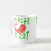 Spicy Chili Scoville Pepper No Heat No Eat コーヒーマグカップ (正面左)