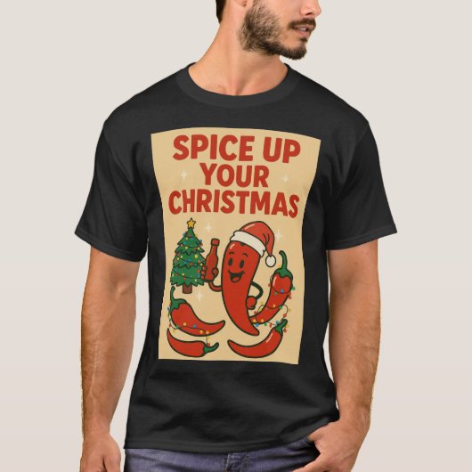 Spicy Christmas Sizzle Tシャツ (正面)