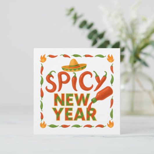 Spicy New Year 招待状 (スタンド正面)